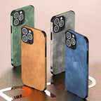 Shockproof Leather Texture Case For iPhone  8 7 Plus Soft Silicone Bumper Camera Protection Phone Cover Luxury Elegant PU Leather Flexible Bumper Non-Slip Grip Shockproof Full Body Protective Cover Stevvex