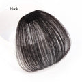 Short Synthetic Bangs Heat Resistant Hairpieces Hair Women Natural Short Fake Hair Air Bangs Hair Clips For Extensions Natural Flat Neat Bangs With Temples For Women One Piece Hairpiece Stevvex
