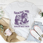 Show me your Kitties Tee Peachy Sunday