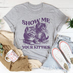 Show me your Kitties Tee Peachy Sunday