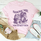Show me your Kitties Tee Peachy Sunday