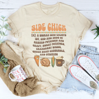 Side Chick Definition Thanksgiving Tee Peachy Sunday