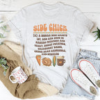 Side Chick Definition Thanksgiving Tee Peachy Sunday