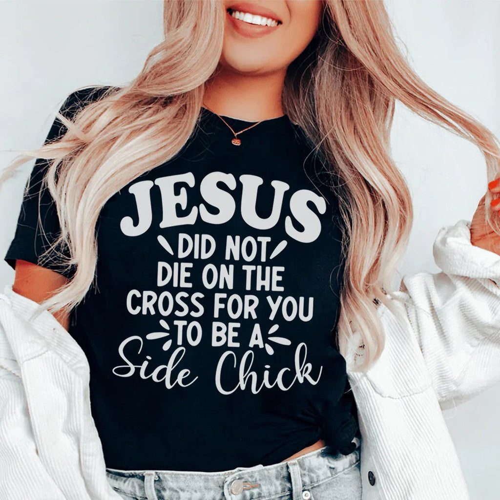 Side Chick Tee Peachy Sunday