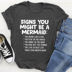 Signs You Might Be A Mermaid Tee - SJB-DIAMOND ELITES