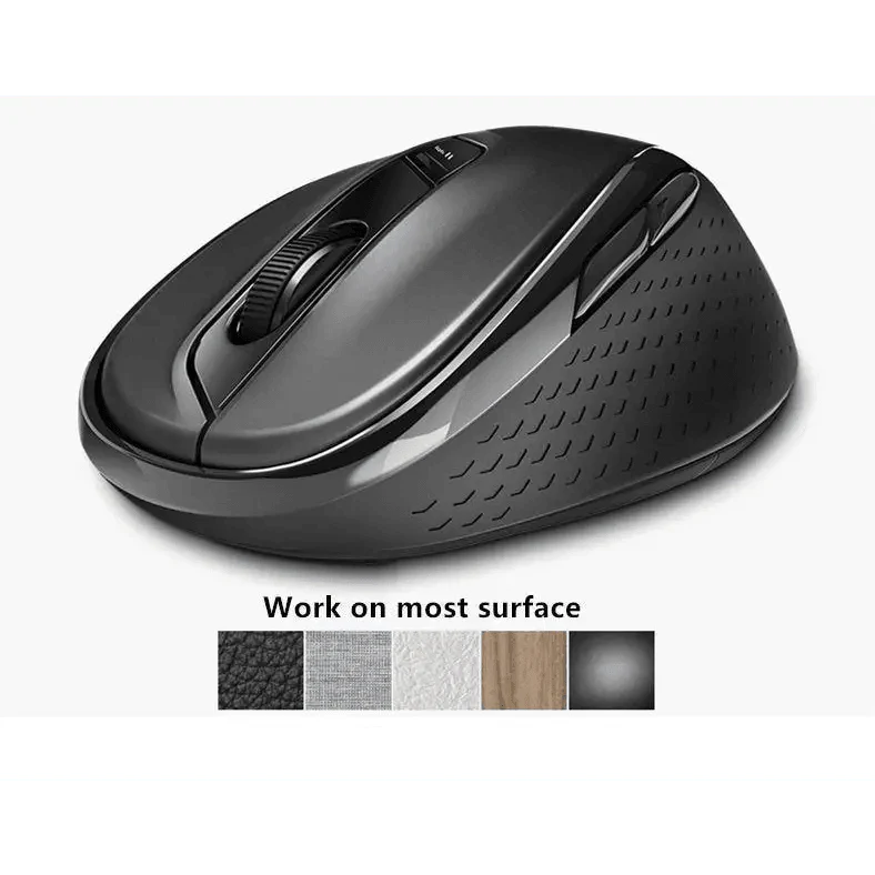 Silent Laptop Wireless Mouse Adjustable DPI Stylish Easy Switch Bluetooth 2.4GHz Mouse For Computer Stevvex