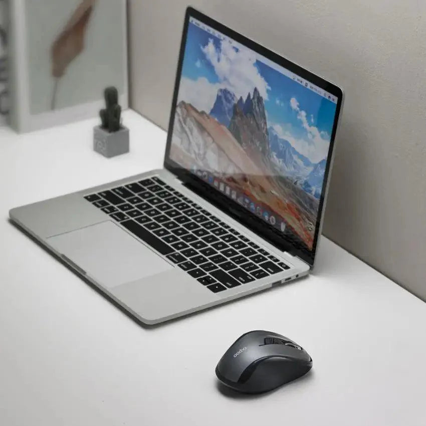Silent Laptop Wireless Mouse Adjustable DPI Stylish Easy Switch Bluetooth 2.4GHz Mouse For Computer Stevvex