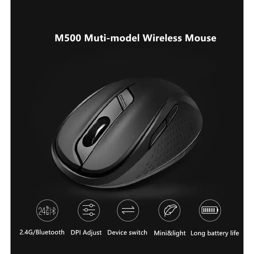 Silent Laptop Wireless Mouse Adjustable DPI Stylish Easy Switch Bluetooth 2.4GHz Mouse For Computer Stevvex