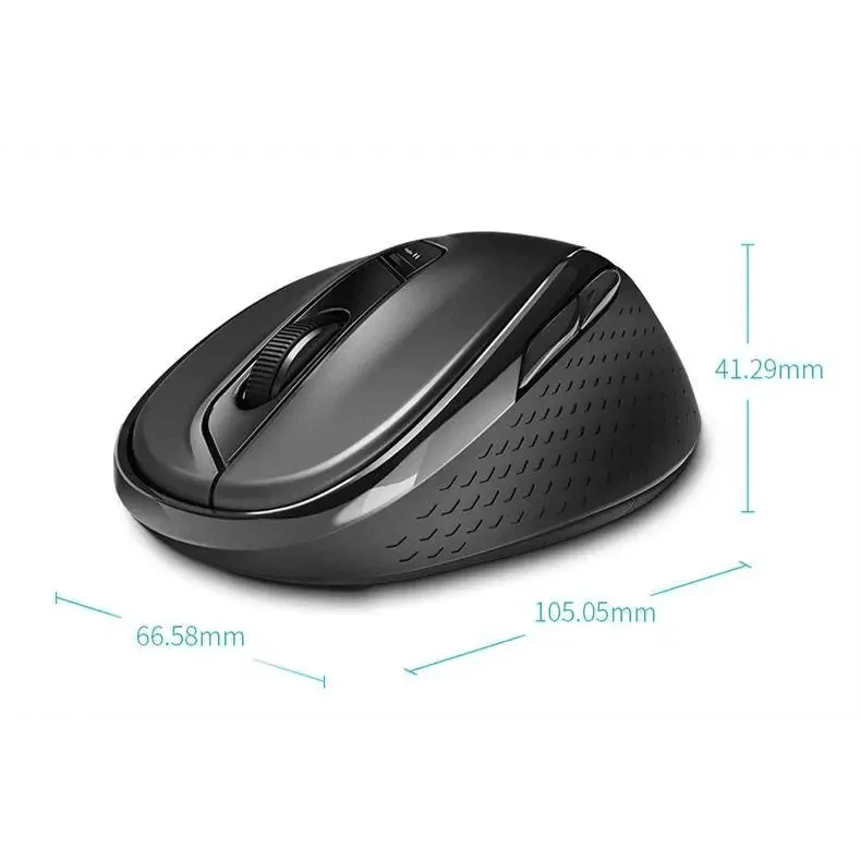 Silent Laptop Wireless Mouse Adjustable DPI Stylish Easy Switch Bluetooth 2.4GHz Mouse For Computer Stevvex