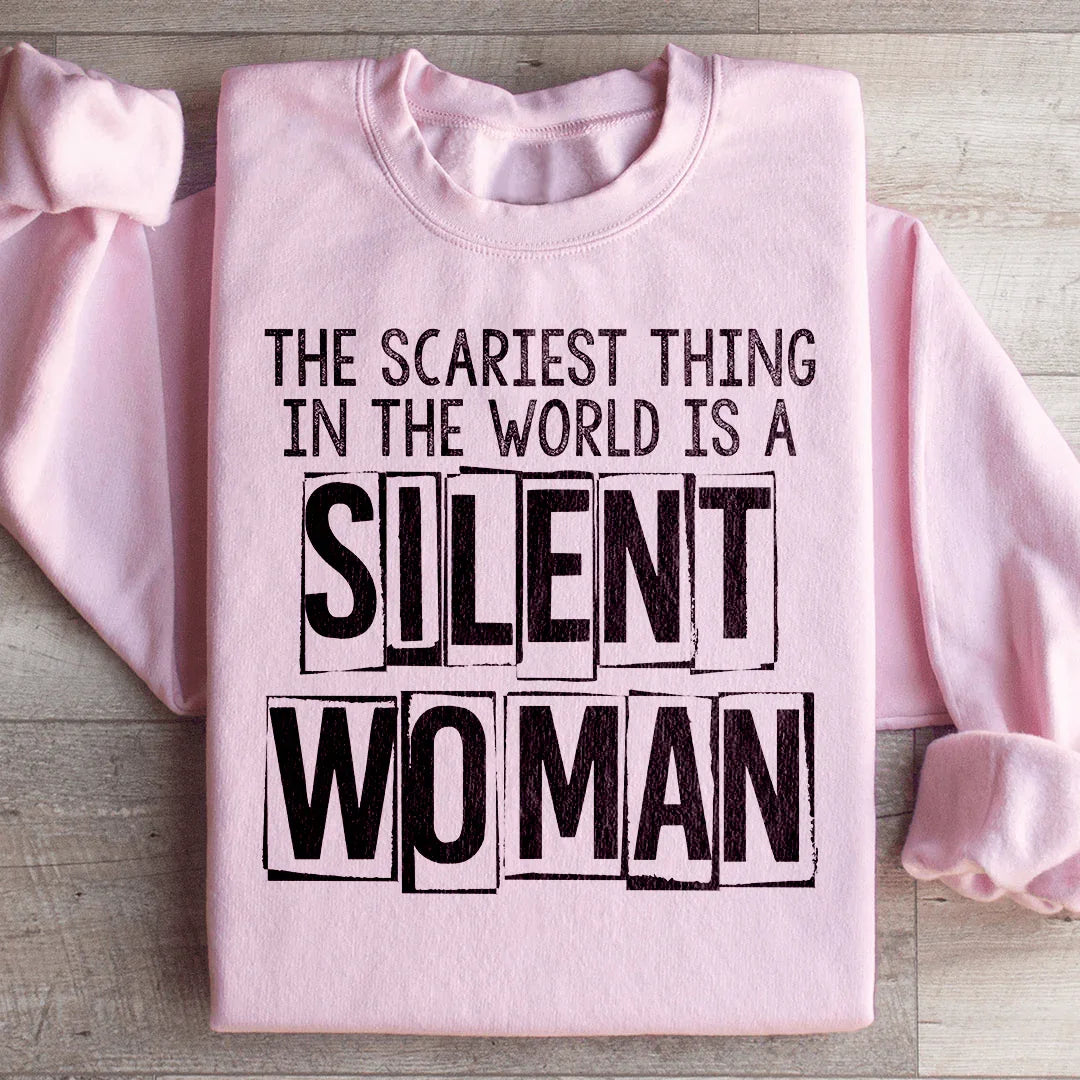 Silent Woman Sweatshirt Peachy Sunday