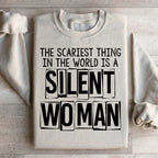 Silent Woman Sweatshirt Peachy Sunday