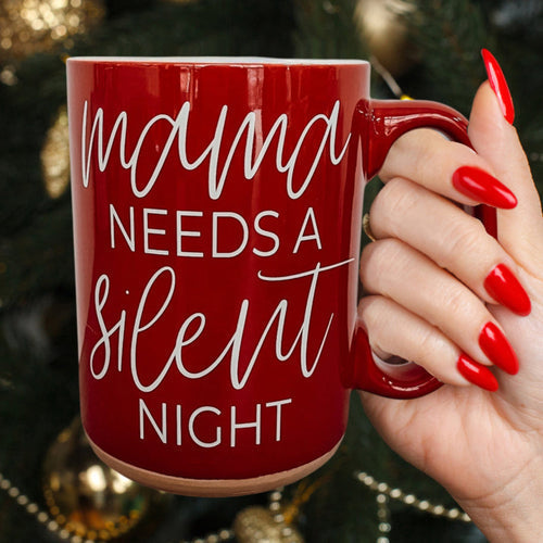 Christmas Coffee Mug Double Sided Ceramic Funny Holiday Snark Mug 15oz BandsCo Straps
