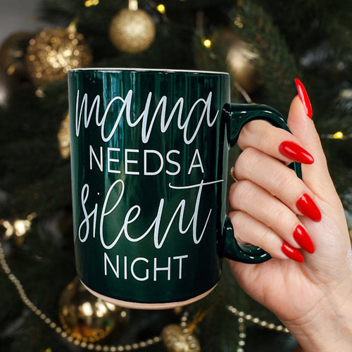 Christmas Coffee Mug Double Sided Ceramic Funny Holiday Snark Mug 15oz BandsCo Straps