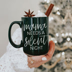 Christmas Coffee Mug Double Sided Ceramic Funny Holiday Snark Mug 15oz BandsCo Straps