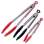 Silicone BBQ Grilling Tong Kitchen Cooking Salad BBQ  Serving Tong Non-Stick Barbecue Clip Clamp Stainless Steel Tools Gadgets Silicone BBQ Grilling Tong Kitchen Cooking Salad BBQ Serving Tong Non-Stick Barbecue Clip Clamp Stainless Steel Tools Stevvex