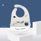 Silicone Bibs For Kids Newborn Baby Feeding Tableware Waterproof  Baby Bibs For Toddler Bib For Kids