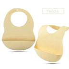Silicone Bibs For Kids Newborn Baby Feeding Tableware Waterproof  Baby Bibs For Toddler Bib For Kids
