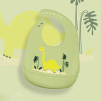 Silicone Bibs For Kids Newborn Baby Feeding Tableware Waterproof  Baby Bibs For Toddler Bib For Kids