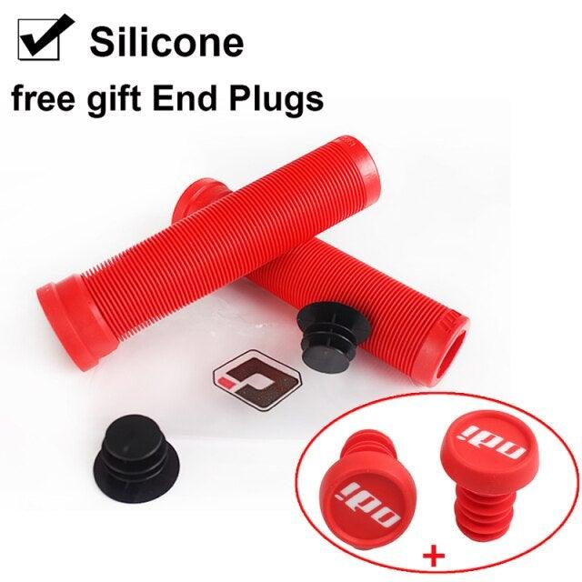 Silicone Bicycle Grips Road Bike Handlebar Grip With Rubber Handle Bar End Plug Bicycle Silicone Foam Grips Memory Foam Technology And Ergonomic Design Anti-Slip Shockproof And Weather Resistant Bicycle Handles Stevvex