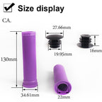 Silicone Bicycle Grips Road Bike Handlebar Grip With Rubber Handle Bar End Plug Bicycle Silicone Foam Grips Memory Foam Technology And Ergonomic Design Anti-Slip Shockproof And Weather Resistant Bicycle Handles Stevvex