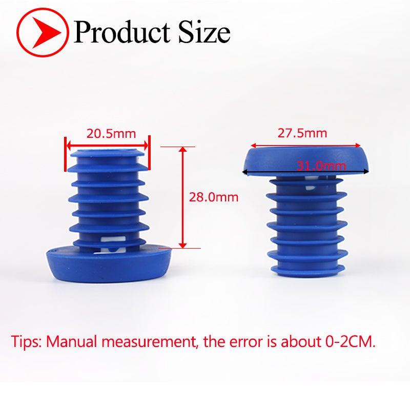 Silicone Bicycle Grips Road Bike Handlebar Grip With Rubber Handle Bar End Plug Bicycle Silicone Foam Grips Memory Foam Technology And Ergonomic Design Anti-Slip Shockproof And Weather Resistant Bicycle Handles Stevvex