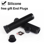 Silicone Bicycle Grips Road Bike Handlebar Grip With Rubber Handle Bar End Plug Bicycle Silicone Foam Grips Memory Foam Technology And Ergonomic Design Anti-Slip Shockproof And Weather Resistant Bicycle Handles Stevvex