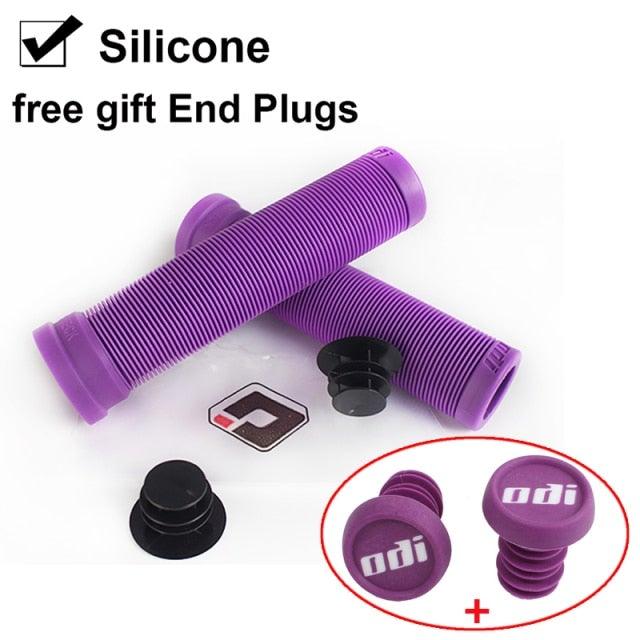 Silicone Bicycle Grips Road Bike Handlebar Grip With Rubber Handle Bar End Plug Bicycle Silicone Foam Grips Memory Foam Technology And Ergonomic Design Anti-Slip Shockproof And Weather Resistant Bicycle Handles Stevvex