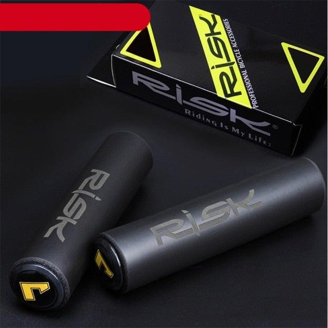 Silicone Bike Bicycle Grips Sponge Handlebar Soft Ultralight Grips Brake Grips Silicone Glove Handle Soft Sponge Non-Slip Bicycle Handle With End Holding Shock Resistance Absorbent Comfortable Design Stevvex