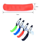 Silicone Bike Bicycle Grips Sponge Handlebar Soft Ultralight Grips Brake Grips Silicone Glove Handle Soft Sponge Non-Slip Bicycle Handle With End Holding Shock Resistance Absorbent Comfortable Design Stevvex