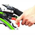 Silicone Bike Bicycle Grips Sponge Handlebar Soft Ultralight Grips Brake Grips Silicone Glove Handle Soft Sponge Non-Slip Bicycle Handle With End Holding Shock Resistance Absorbent Comfortable Design Stevvex
