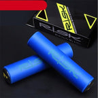 Silicone Bike Bicycle Grips Sponge Handlebar Soft Ultralight Grips Brake Grips Silicone Glove Handle Soft Sponge Non-Slip Bicycle Handle With End Holding Shock Resistance Absorbent Comfortable Design Stevvex