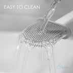 Silicone Bristles Toilet Brush And Holder For Bathroom Storage And Organization Compact Wall Hang Cleaning Kit Accessories Silicone Toilet Brush With Holder Bathroom Toilet Bowl Brush Set Non-Slip Handle Wall Mounted Floor Standing Stevvex
