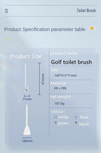 Silicone Bristles Toilet Brush And Holder For Bathroom Storage And Organization Compact Wall Hang Cleaning Kit Accessories Silicone Toilet Brush With Holder Bathroom Toilet Bowl Brush Set Non-Slip Handle Wall Mounted Floor Standing Stevvex