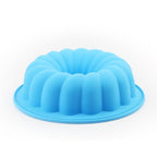 Silicone Cake Mold Large Cake Pan Food Grade Silicone Mold Non-stick Round For Jelly Gelatin Birthday Party Bread Top-Level Silicone Cake Mold Fluted Tube Cake Pan For Jelly Stevvex