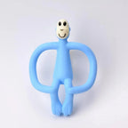 Silicone Cartoon Monkey Toddler Molar Teeth Pain Relief Tool Kids Teether  Teething Beads Baby Shower Gift