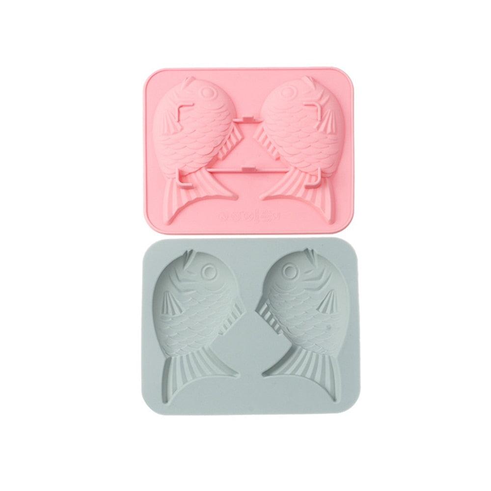 Silicone Fish Shape Cake Mould Fondant Mold Chocolate Cupcake Soap Molds Candy Craft Cookie Kitchen Accessories Fish Pattern Silicone Baking Mould Chocolate Mold Dessert Mold Nonstick Jelly Pudding Cake Mold Ice Cube For Home Kitchen Stevvex