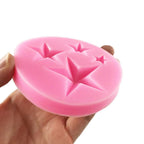 Silicone Five-pointed Star Silicone Molds Fondant Cakes Chocolate Dessert Lace Decor Tools Pastry Baking Tools Star Silicone Fondant Mold Chocolate Mold For Candy Mold Cupcake Topper Cake Crafting Projects