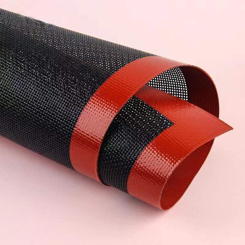 Silicone Grill Mat 30X40cm Baking Mat Breathable BBQ Cookie Bread Mat Oven Microwave High Temperature Baking Kitchen Tools  Silicone Baking Mat Sheet Non-Slip Washable Reusable Baking Mat Washable Reusable Non-Stick Mat Liner For BBQ Black Mat For BBQ Stevvex