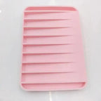 Silicone Soap Holder Flexible Soap Dish Plate Holder Tray Soapbox Container Storage For Bathroom Kitchen Soap Dish for Shower Waterfall Soap Holder Soap Tray Soap Saver Drainer Flexible Silicone for Shower Bathroom Kitchen Counter Top Keep Soap Bars Dry Stevvex