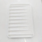 Silicone Soap Holder Flexible Soap Dish Plate Holder Tray Soapbox Container Storage For Bathroom Kitchen Soap Dish for Shower Waterfall Soap Holder Soap Tray Soap Saver Drainer Flexible Silicone for Shower Bathroom Kitchen Counter Top Keep Soap Bars Dry Stevvex