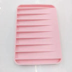 Silicone Soap Holder Flexible Soap Dish Plate Holder Tray Soapbox Container Storage For Bathroom Kitchen Soap Dish for Shower Waterfall Soap Holder Soap Tray Soap Saver Drainer Flexible Silicone for Shower Bathroom Kitchen Counter Top Keep Soap Bars Dry Stevvex