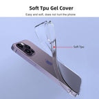 Silicone Soft Phone Case for iPhone 14 13 12 11 Pro Max XR X XS Max 7 8 Plus Back Cover Case for iPhone 14 13 12 11 Pro Max Transparent Soft Flexible Anti-Yellowing Shockproof Camera Protection Case For iPhone Stevvex