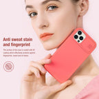 Silicone Soft Slim Cover Shockproof Full Protective Anti Scratch Case For iPhone 14 Pro Max Case Silicone Soft Case For iPhone 13 Pro Slide Camera Protect Privacy Cover for iPhone 12 Stevvex