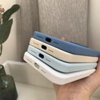 Silicone Soft Thick Protective Rubber Phone Basic Case For iPhone 14 13 Pro Max Case Luxury Silicone Phone Case for iPhone Solid Color Classic Camera Protection Case Stevvex