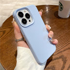 Silicone Soft Thick Protective Rubber Phone Basic Case For iPhone 14 13 Pro Max Case Luxury Silicone Phone Case for iPhone Solid Color Classic Camera Protection Case Stevvex