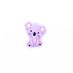 Silicone Teether Animal Koala Baby Teether Pendant Food Grade BPA Free Baby Teething Chew Charms Silicone Beads Toy