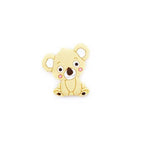 Silicone Teether Animal Koala Baby Teether Pendant Food Grade BPA Free Baby Teething Chew Charms Silicone Beads Toy