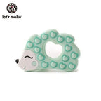 Silicone Teether Rodent Cartoon Animals 1pc Food Grade Silicone Pandents,  Teething Toys For Teeth Tiny Rod Baby Teethers Gift
