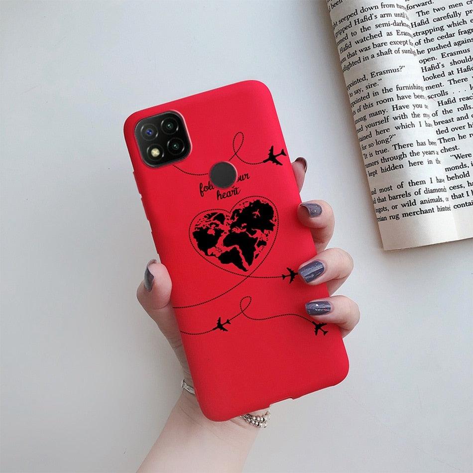 Silicone with Design Print Pattern Shockproof-Absorption Bumper Protective Back Cover For Xiaomi Redmi 10A Case 2022 Love Heart Candy Painted Phone Cover Soft Silicone Case For Xiaomi Redmi 10A Redmi10A Stevvex