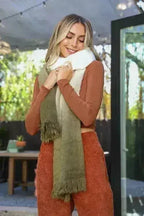 Silky Wool Ombre Scarf